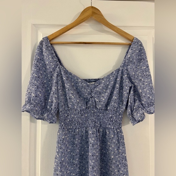 Abercrombie and Fitch Blue Babydoll Dress - Picture 2 of 4